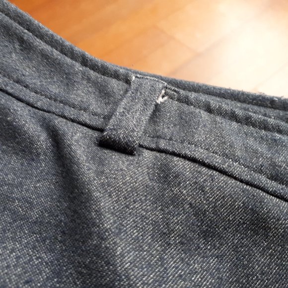 ARITZIA TALULA Navy Wide Leg Pants - Picture 3 of 4